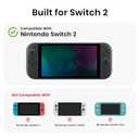 Lmcpa Storage Case for Nintendo Switch 2,Protective Hard Travel Carry Case for Switch 2 Camera,Console,Pro Controller and Other Switch 2 Accessories with 22 Game Cartridges and Shoulder Strap,Black