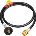 4FT Propane Hose, Propane Adapter Hose 1lb to 20lb Tank Connection for Weber Q Grills, Blackstone Griddles, Coleman Stoves, Buddy Heaters and More
Amazon's Choice