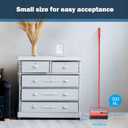 Eyliden Carpet Sweeper, Mini Size Lightweight Hand Push - No Noise, Non-Electric, Easy Manual Sweeping Only for Carpet Cleaning (Red)