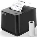 MUNBYN Thermal Receipt Printer P075, 3 1/8" 80mm POS Printer, USB Receipt Printers with Auto Cutter Support Cash Drawer, USB Serial Ethernet Interface for Windows/Android/Mac/Linux