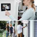 Video Intercom System, 7 Inches Monitor Wired Video Door Phone Doorbell Kits, Indoor Outdoor IR Camera Support Unlock, Monitoring, Dual-Way Intercom for Villa House Office Apartment