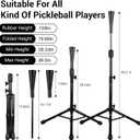 OP Pickleball Practice Trainer Aid, Adjustable Height, Easy to Assemble and Disassemble, 28.34 in to 49.5 in