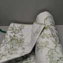 WONGS BEDDING Green Floral Quilt Set King,Botanical Leaf & Butterfly Pattern Bedspread Coverlet Set,Soft Beautiful Farmhouse Plants Quilts Bedding Set for All Seasons(104"90")