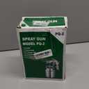 Professional Siphon Feed Spray Gun - 1.8mm Nozzle for Spraying Oil-Based or Latex Paints, with Cleaning Kits and Cup