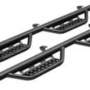 N-Fab Nerf Steps RS | Textured Black, Cab Length | 707417722 | Fits 2007-2021 Toyota Tundra Double Cab All Beds, SRW Gas