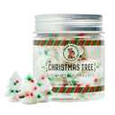 Bear Necessities Gourmet Sugar Cubes  Christmas Tree Sugar Cubes w/ Festive Red & Green Sprinkles  Handcrafted w/ Pure Cane Sugar Perfect for Coffee, Tea & Cocktails  Hostess Gift & Bar Accessory - 70g Jar - About 35 Cubes (2.47 Ounce (Pack of 1))