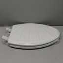 Kohler K-20110-0 Brevia Elongated Toilet Seat with Grip-Tight Bumpers, Quiet-Close Seat, Quick-Attach Hardware, White