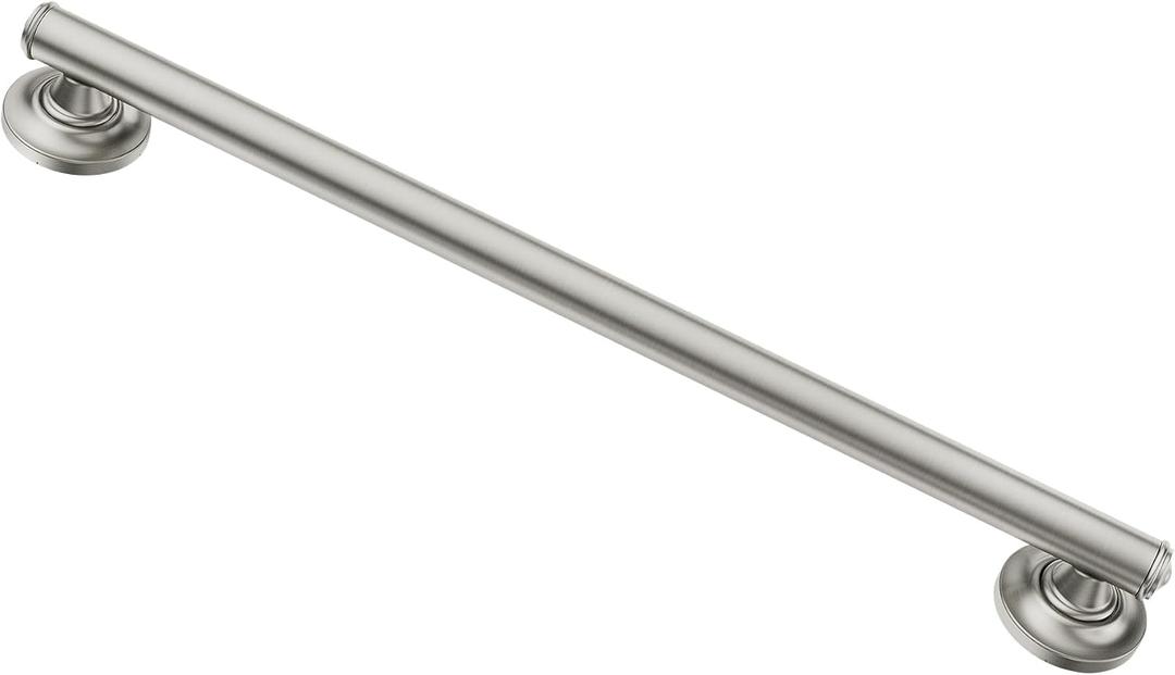Moen LR8724D1GBN Designer 24-in Grab Bar, Brushed Nickel