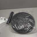 Oakland Living Round 33 lb Concrete Patio Umbrella Stand, Antique Black and Bronze,4235-US33-AB