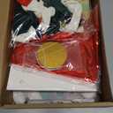 131 Pcs Christmas Decorations Indoor, Christmas Party Supplies - "MERRY CHRISTMAS" Banner, Photo Prop, Balloon Party Kit, Hanging Swirl, Fringe Curtain