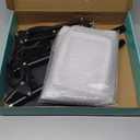 30X 10X Extra Large Floor Magnifying Glass with Light and Stand,7-inch Adjustable Height Floor Magnifying Lamp,2 in 1 Lighted Magnifiers for Close Work, Sewing, Crafts, Hobbies, Reading, Black