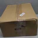 Encheng Vintage Water Bottles,Glass Drinking Bottles 16oz,Square Beverage 500ml With Lids For Kombucha,Tea,Glass Homemade Drinks,Travel Reusable Milk Juiceing 20Pack (Black)