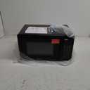 Emerson MW7302B Compact Countertop Microwave Oven with Touch Control, LED Display, 700W, 10 Power Levels, 6 Auto Menus, Glass Turntable and Child Safe Lock, 0.7 Cu., Ft. Black 