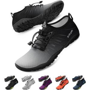 SIMARI Water Shoes for Women Men - Barefoot Quick-Dry Aqua Socks | Lightweight Swim Shoes for Surfing, Swimming, Beach Sports, Kayaking, Diving | Non-Slip Design  12 Women/11 Men