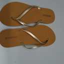Womens Slim Leather Comfortable Flip Flops Summer Beach Thong Sandals Arch Support Non Slip Size 9