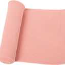 TinaKim Ribbing Fabric for Neckline, Make Jackets Waistbands Cuffs Material (Skin Pink, 36x6in)