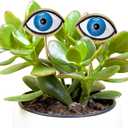 Tuitessine Resin Plant Eyes Stakes Set of 2, Eyeball Garden Plant Accessory, Evil Eye Plant Picks, Indoor Outdoor Plant Pot Decoration, Plant Lover, Plant Mom, Plant Lady Idea