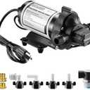 WASSERMANN RV Water Pumps, Fresh Water Pump for RV Kitchen Barthroom Marine Yacht Garden Diaphragm Pump Self Priming Water Pump 4GPM 45psi