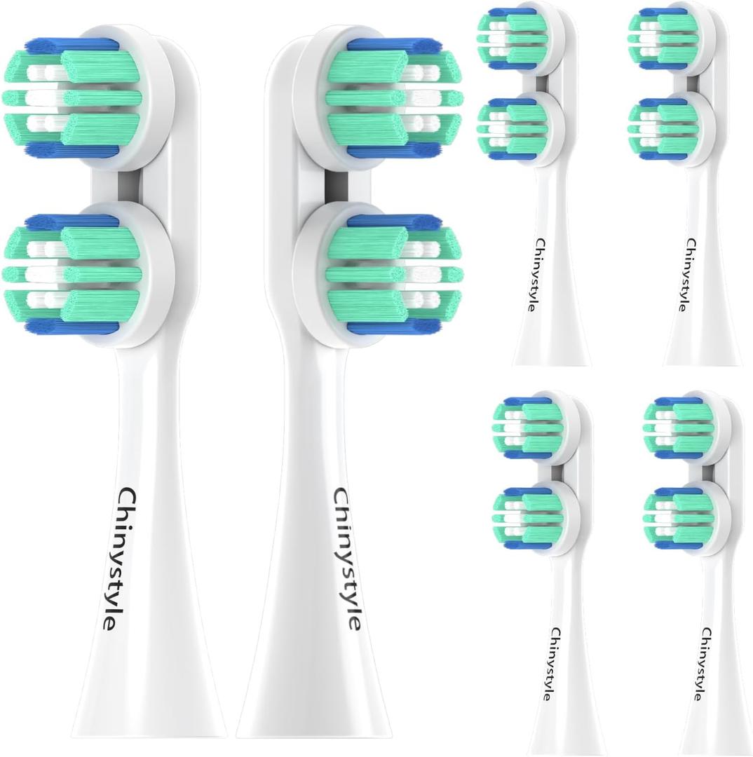 6 x Toothbrush Replacement Heads, Compatible with Spinbrush Pro Clean Electric Toothbrush,Toothbrush Head Replacement Refill,6 Pack