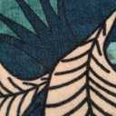 Zealude Egypt Floral Washable 5x7 Area Rug for Living Room, Large Boho Bedroom Dining Room Rugs for Under Table, Vintage Non Slip Soft Throw Carpet for Playroom Office Apartment (Dark Blue, 5 x 7)
