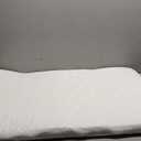 Mecc ecoh Baby Bassinet Mattress, 100% Breathable Cover, Water-Resistant Lining, Rectangle 33"x20"x2" Fit for Baby Delight/KoolerThings/ANGELBLISS/YADAQE/Jimglo/BCOL/BabyBond/MMBABY/Mika Micky (White)