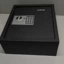 Uniclife 70 Position Key Cabinet with Combination & Key Lock Wall Mounted Security Keys Safe Key Organizer Black Digital with Keypad Adjustable Racks Key Tags & Permanent Pen (Batteries Not Included)