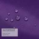 Gibelle Purple Fabric Shower Curtain or Liner, 72x72 Waterproof Shower Curtain Liner for Bathroom with Metal Grommets, Soft Cloth & Hotel Quality, Machine Washable