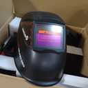 140A MIG Welder, 3 in 1 Flux Core, MIG/LIFT TIG/Stick Welding Machine 110V Portable IGBT Inverter Synergic Control, LED Display with Welding Helmet