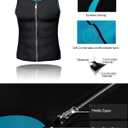 NonEcho Men Sauna Vest Hot Sweat Waist Trainer Corset Neoprene Tank Top Shapewear Slimming Shirt Workout Suit, XL