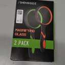 2-Set 75mm Hand-Held Reading Magnifier with Non-Slip Rubber Grip, Good for Senior Users, Hobby Exploring & Scientific Activities