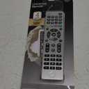 GE Universal Remote Control for Samsung, Vizio, LG, Sony, Sharp, Roku, Apple TV, TCL, Panasonic, Smart TVs, Streaming Players, Blu-ray, DVD, 4-Device, Silver, 33709