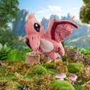 TCBunny Baby Dinosaur 14" Stuffed Animal Plush Toy, Kid's Gifts for Boys, Girls, Birthday, Valentine, Christmas (Pterosauria - Pink)