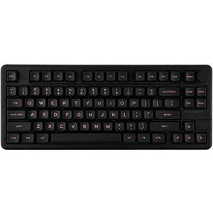EPOMAKER Galaxy70 Wireless Gaming Keyboard, 75% Aluminium Mechanical Keyboard, Bluetooth 5.0/2.4GHz/USB-C Wired, Programmable, Hot Swappable, for PC/Mac/Office/Gaming (Black, Petal Switch)