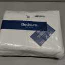 Bedsure King Size Sheets Set - 4 Pieces Soft King Sheets - Breathable & Cooling - Hotel Luxury - Easy Care Polyester Microfiber Bedding for Women, Men, Bright White