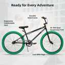 JOYSTAR Brockway Freestyle Kids BMX Bikes 20" 24" Kids Bicycles for 6-14 Years Old Boys Girls and Beginner-Level Riders 2 Pegs Multiple Colors, 24 Inch Wheels