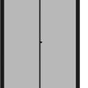 Yotache Adjustable Screen Doors with Magnets Fit Doors Size Width 36"-40" Height 81"-83", Strengthened Fiberglass Net with Full Frame Hook&Loop Strip, Black