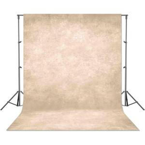 5x7ft Fabric Beige Abstract Texture Photography Backdrop (No Stand No Clips) Portrait Photoshoot Background Adult Newborn Child Headshot Photo Studio Props Booth Rod Pocket On Top