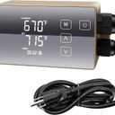 Digital LCD Temperature Controller, User-Friendly Operation, Gloden, 110V, HTHC04G-US-PID