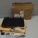 2 Set XL Stackable Wire Basket with Bamboo Tops & Tags- Pantry Organizer and Storage Bins, Kitchen Counter Cabinet Shelf Countertop Under Sink Organizing, Food Snack Produce Onion Potato Bread Storage