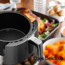 Air Fryer Basket and Crisper Plate for Ninja AF101,Accessories for Ninja AF100 Air Fryer,4QT Replacement Basket,Non-Stick Replacement Parts