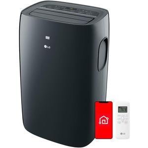 LG 8,000 BTU (DOE) 12,000 BTU (ASHRAE) Smart Portable Air Conditioner, 115V, Cools 350 Sq.Ft. (14' x 25' Room Size), Voice Control, Works with LG ThinQ, Amazon Alexa, and Hey Google (Up to 400 Sq. Ft., Gray)