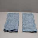 MIULEE Pack of 2 Couch Throw Pillow Covers 18x18 Inch Soft Smoke Blue Chenille Pillow Covers for Sofa Living Room Solid Dyed Pillow Cases