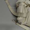 Premium Vegan Leather Diaper Bag Backpack  Large Designer Baby Bag, Stylish Diaper Backpack with Stroller & Crossbody Straps & Multiple Compartments (Ivory)