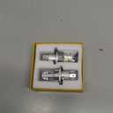 Upgraded H4 Bulbs Super Bright 60000LM Brightness 900% White H4/9003 Car Light Bulbs Cooling Fan 1:1 Halogen Size 100000hrs Long Lifespan Plug and Play Fog Lights Pack of 2