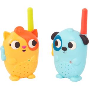 B. toys Lolo & Woofer Walkie-Talkies - 2-Pack Walkie Talkies - Long 100-Foot Range - Toys for Toddlers, Kids - 3 Years +