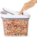 OXO Good Grips Airtight POP Small Cereal Dispenser (2.5 Qt),2.5qt,2.5 Qt - Granola (1 Count (Pack of 1), White)