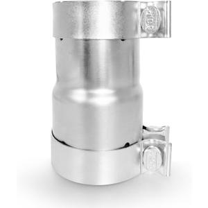 2.75 to 3 Inch Exhaust Adapter, 2.75" ID to 3" ID Exhaust Reducer Connector Pipe with Clamp