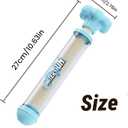 Firework Water Gun, Couples Romantic Firework Style Water Guns, Bulk High Pressure Pull-Out Waterguns for Bathing,Pool,Party Entertainment (2pcs) (2pc-blue + Yellow)