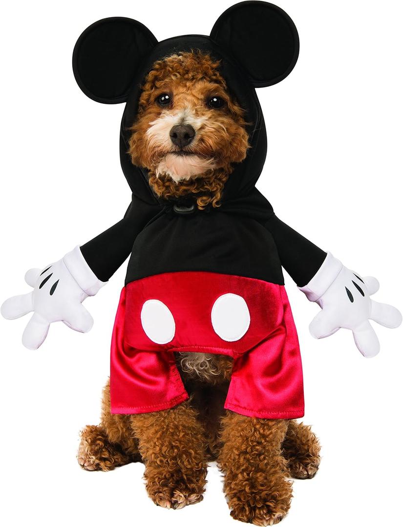 Disney: Mickey Mouse Pet Costume for For Dogs or Cats by Rubies, XL (X-Large (Pack of 1))