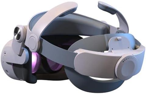 Head Strap for Meta Quest 3/Quest 3S Headsets, Replacement Accessory for Meta Quest 3/Quest 3S Elite Strap,Comfortable vr Headset Strap with Adjustable, VR Headstrap Suitable for Family Use Black Gray